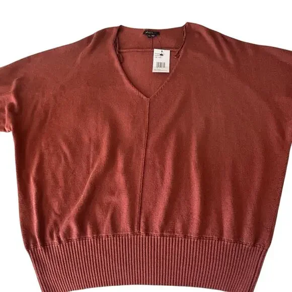 Lafayette 148 New York V-Neck Dolman Silk-Blend Sweater Size XXL - Picture 2 of 9